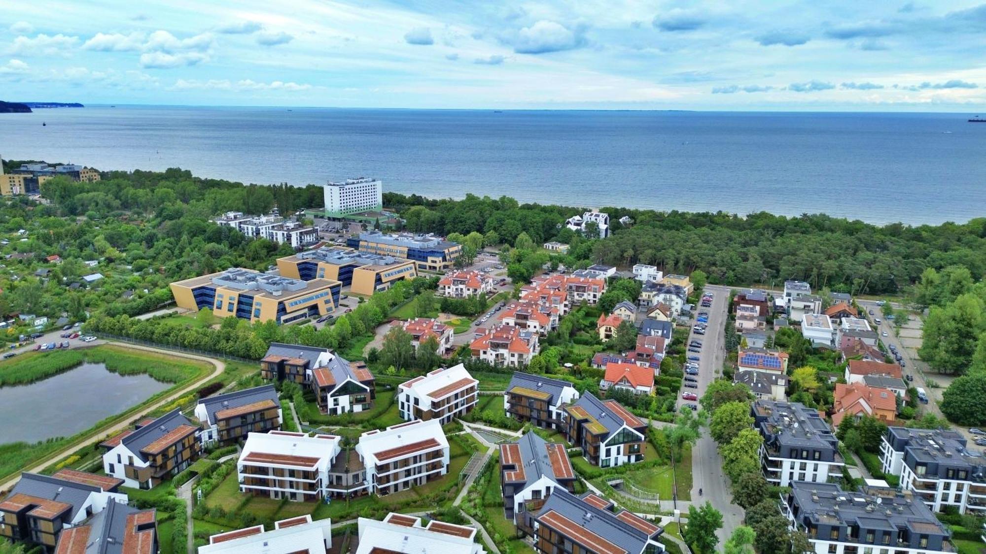 Apartament Ergo Jelitkowo Gdansk Sopot 600M Do Plazy Parking Zewnętrze zdjęcie